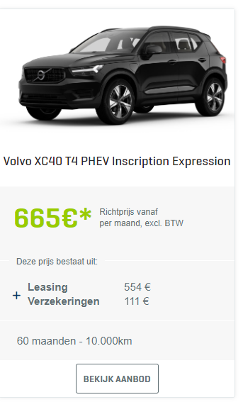 volvo xc40 leasing knokke heist